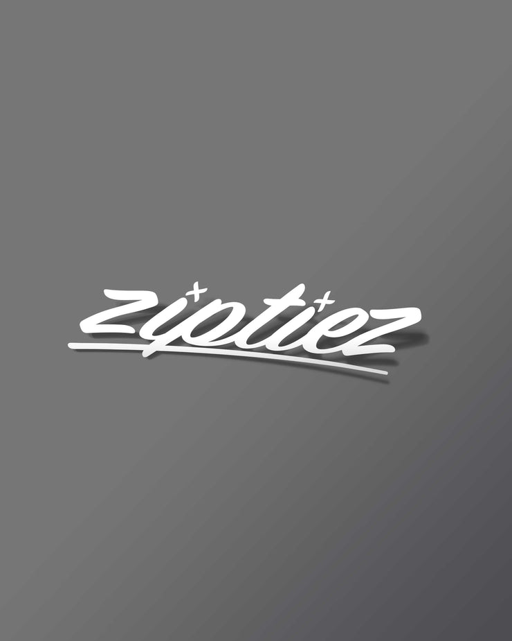 20" inch  Ziptiez Script Banner